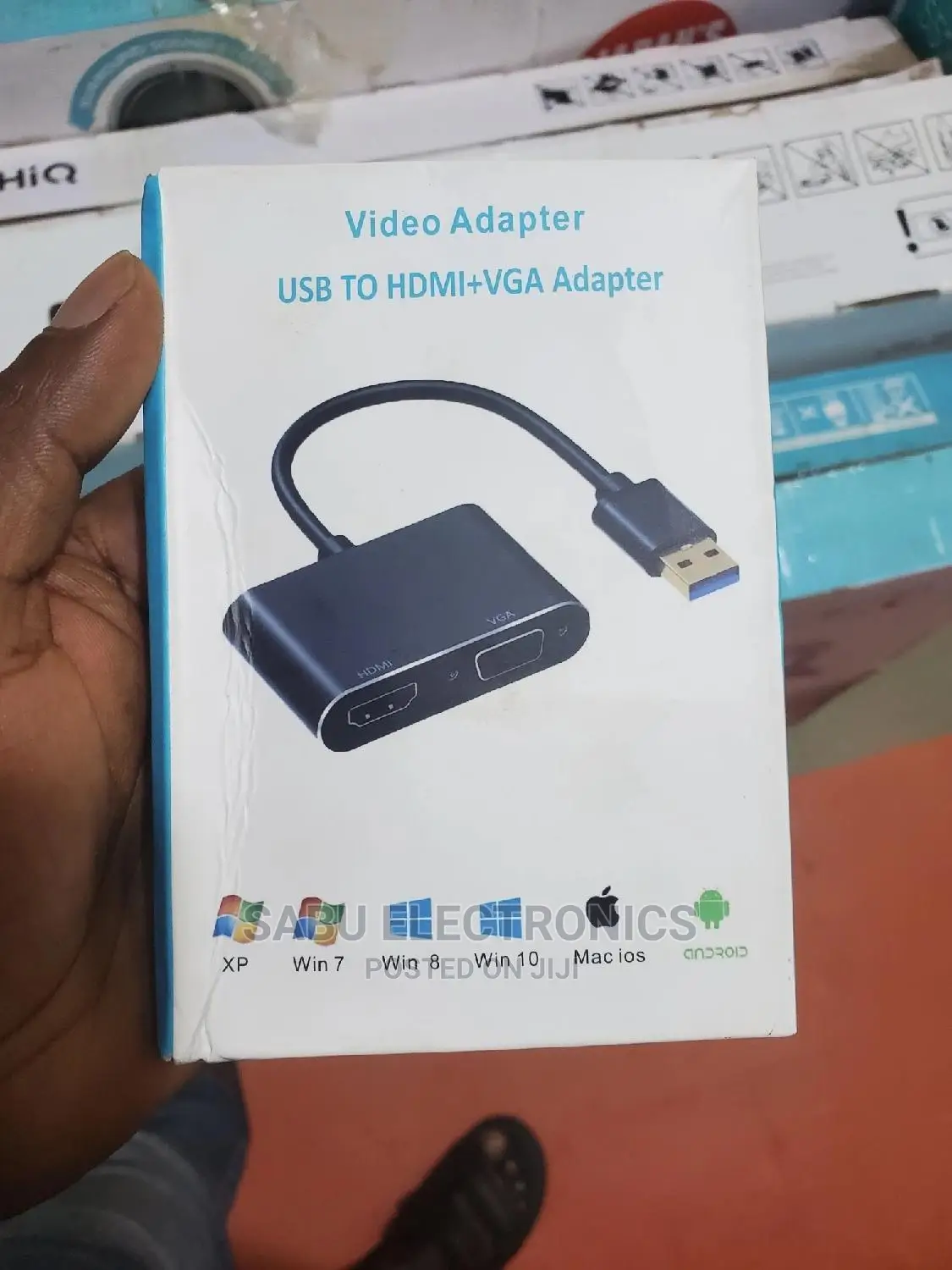 Video Adapter, USB to VGA +HDMI