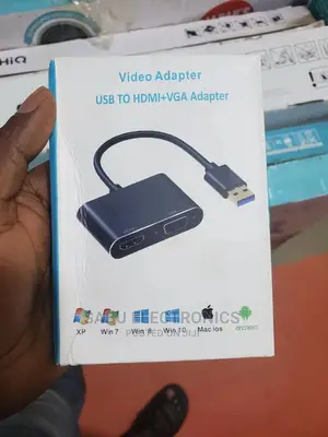 Video Adapter, USB to VGA +HDMI