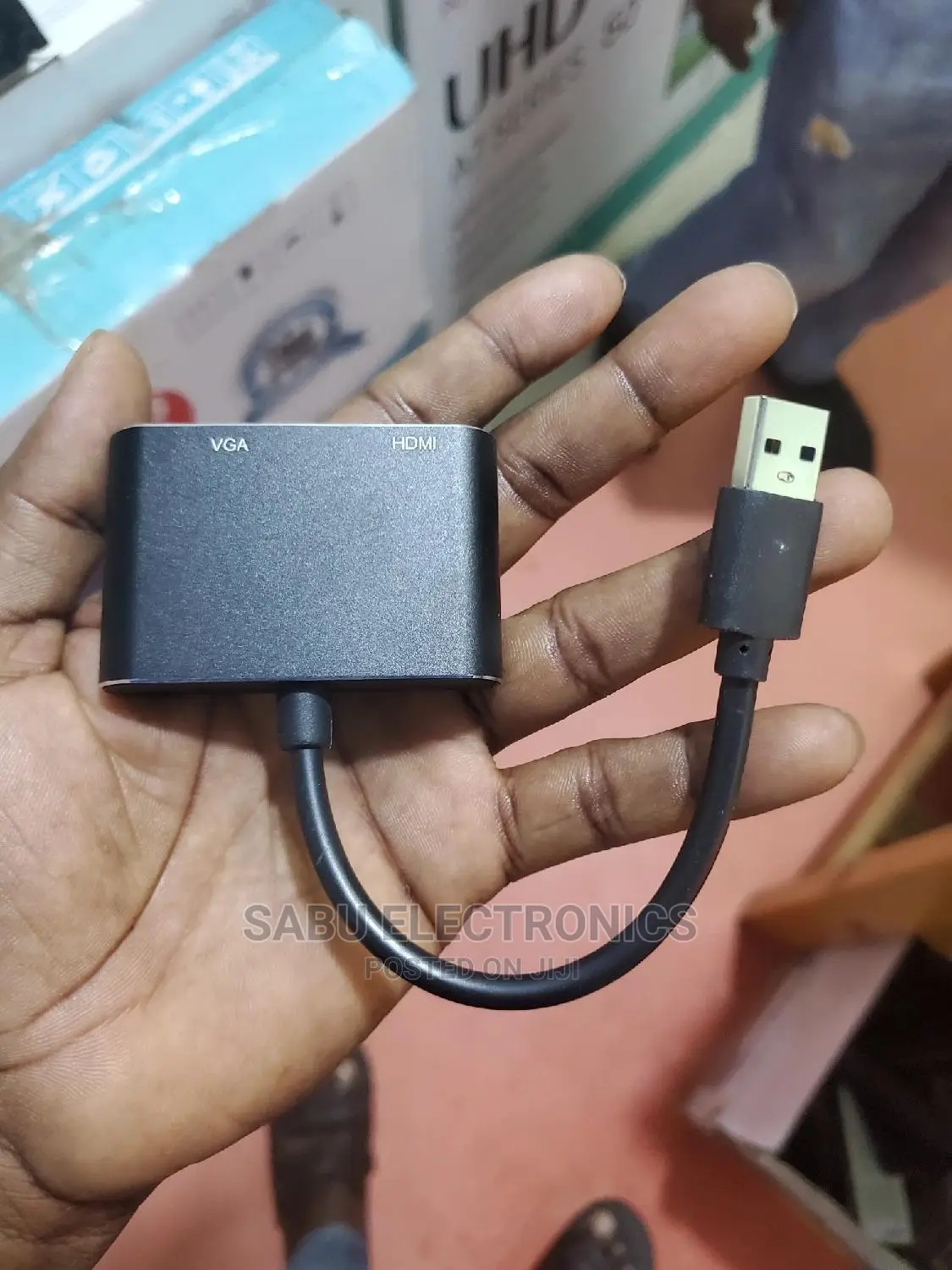 Video Adapter, USB to VGA +HDMI