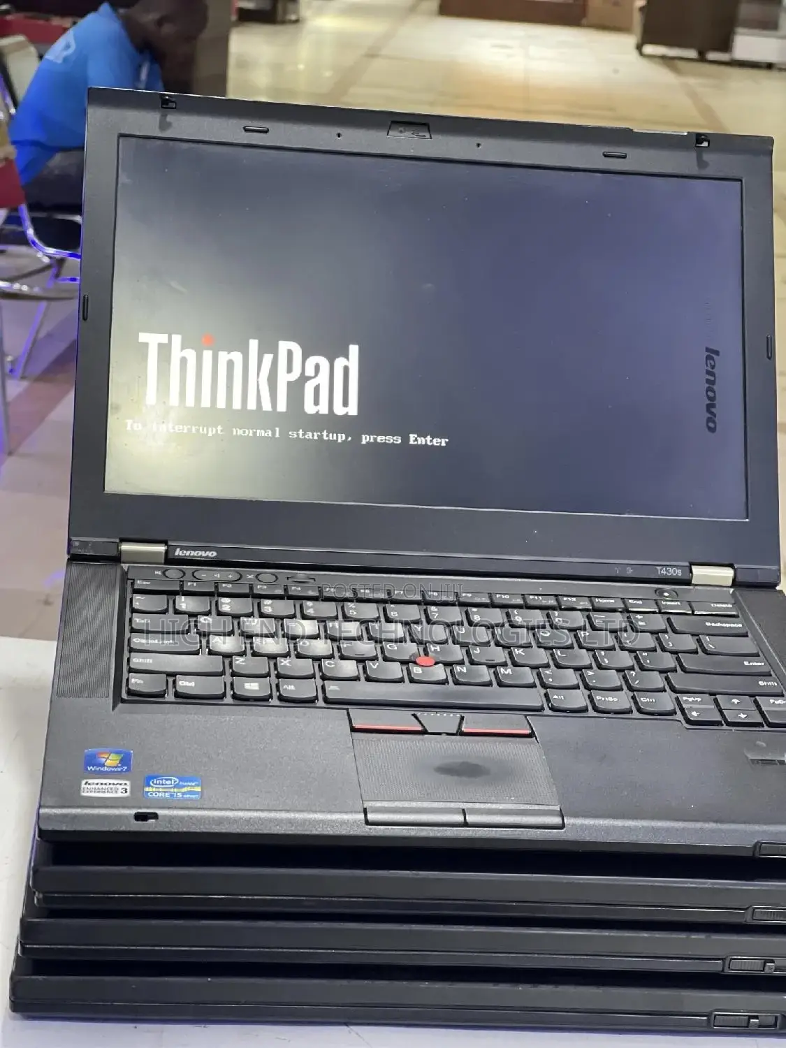 Laptop Lenovo ThinkPad T470s 4GB Intel Core I5 HDD 500GB