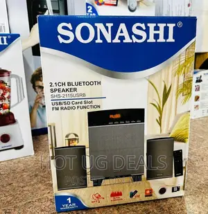 SONASHI 2.1 Channel Multimedia Speaker System ,25000W -Black