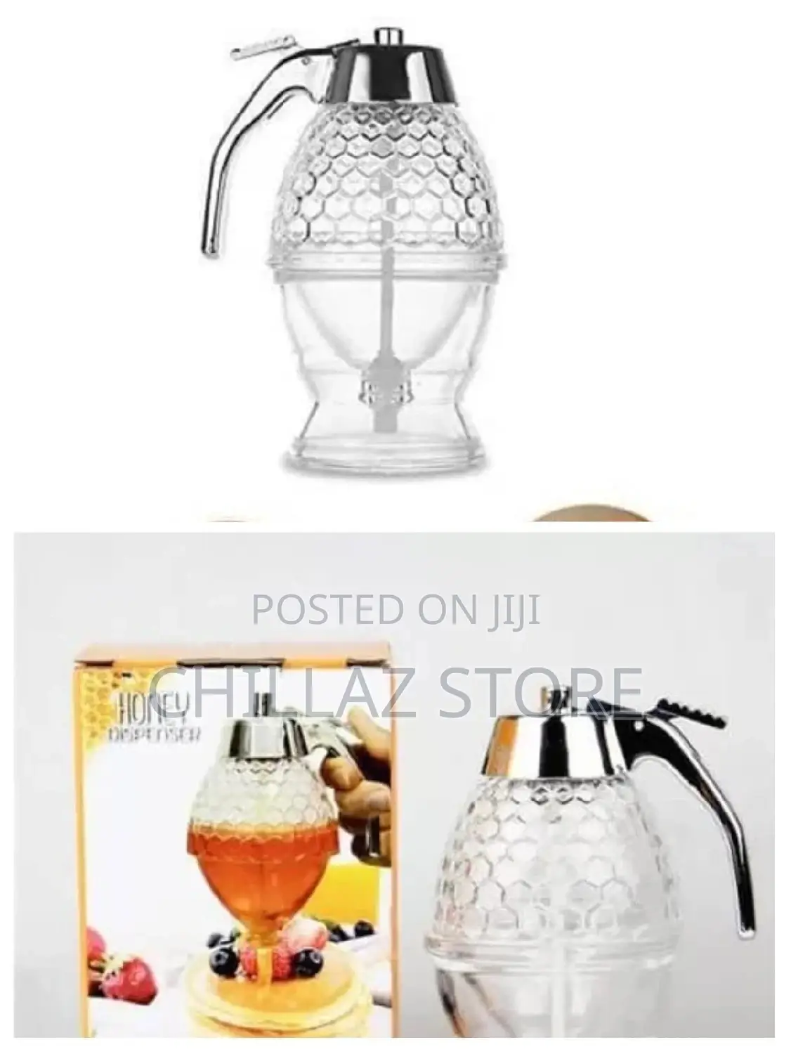 Glass Honey Dispenser