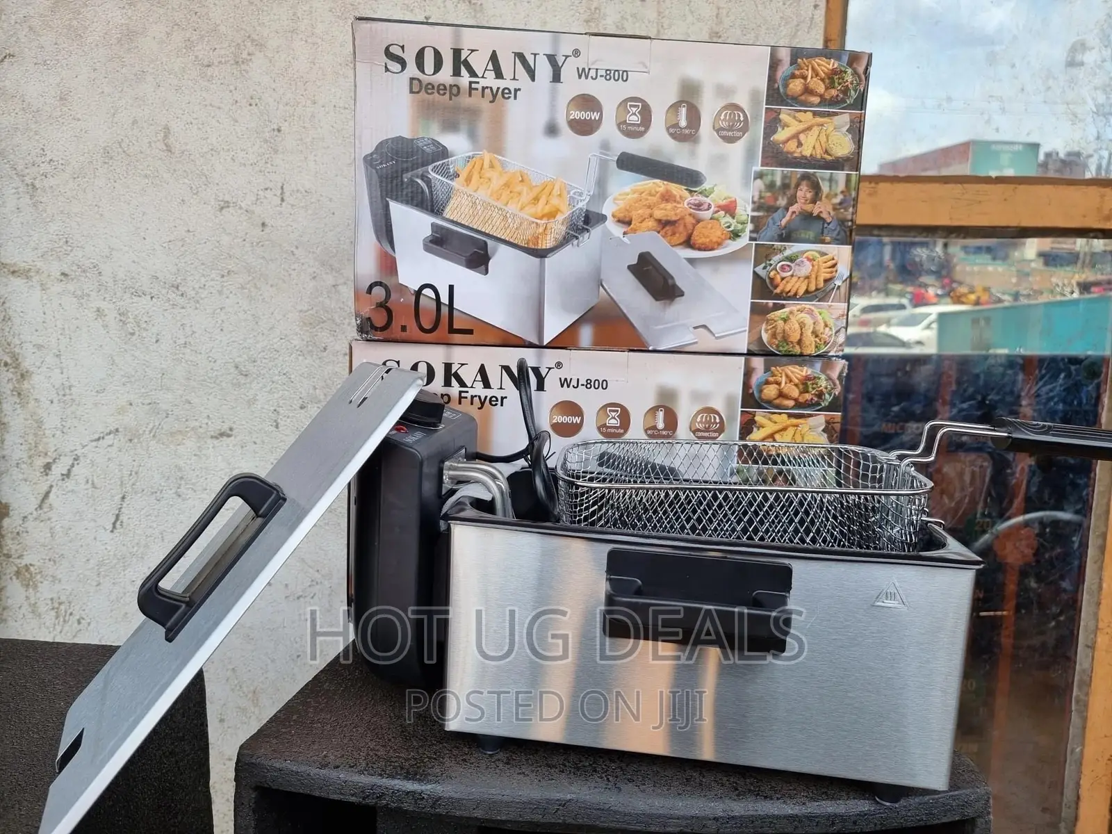 Sokany 3L Deep Fryer – Silver