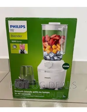 Philips Blender 450 Watts 2 Grinder With 1 Jack Model- White