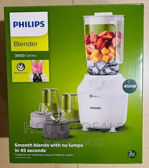 Philips Blender 3000 Series 1.9l Capacity -white