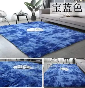 1.5 X 2m Fully Woolen Center Carpets- Blue
