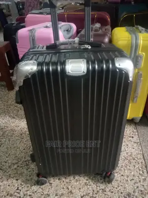 Plastic Suitcases Medium ( Black)