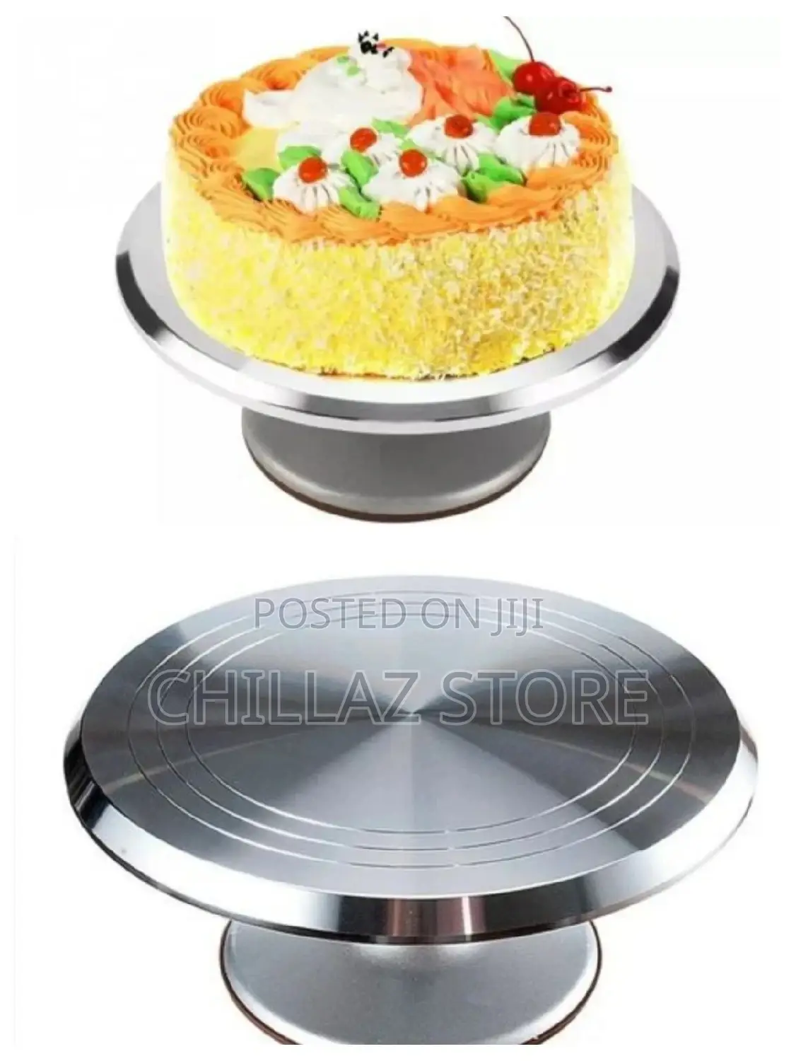 Stainless Steel Rotating Cake Turntable