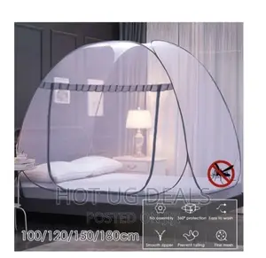 5*6 Folding Mosquito Net Tent Canopy For Beds - White