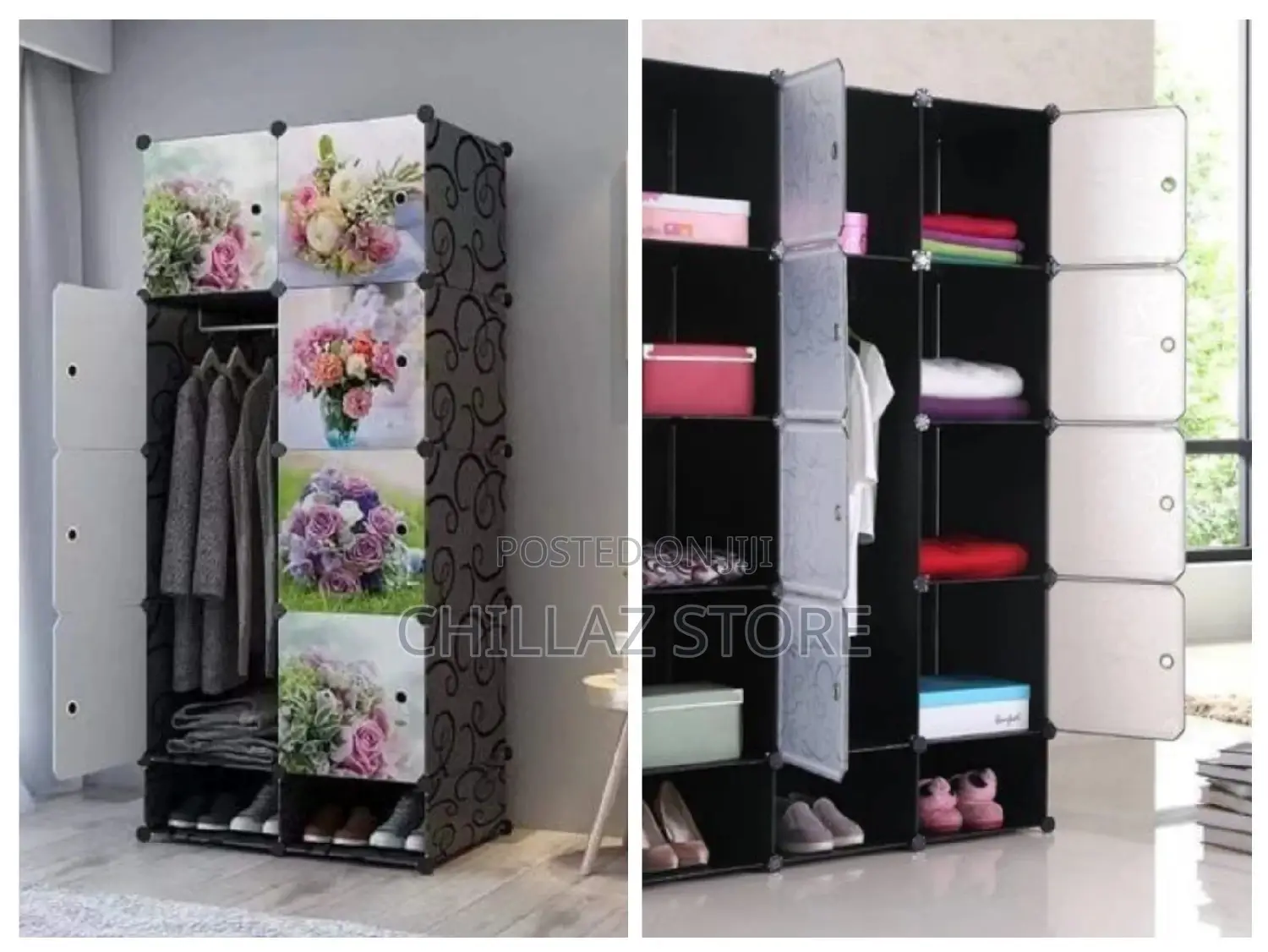 2columns Plastic Wardrobe