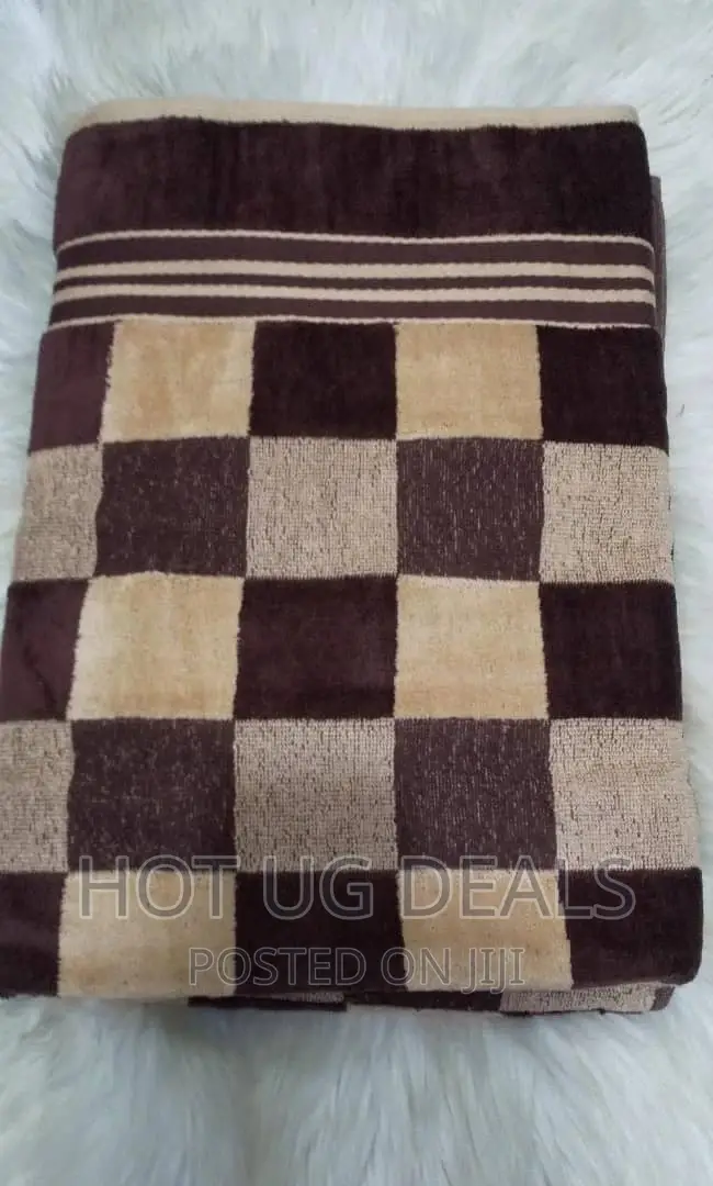 Large Size Volvet Cotton Large Towel 90x165cm -multicolor