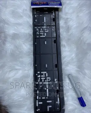 Black Number Plate Frame
