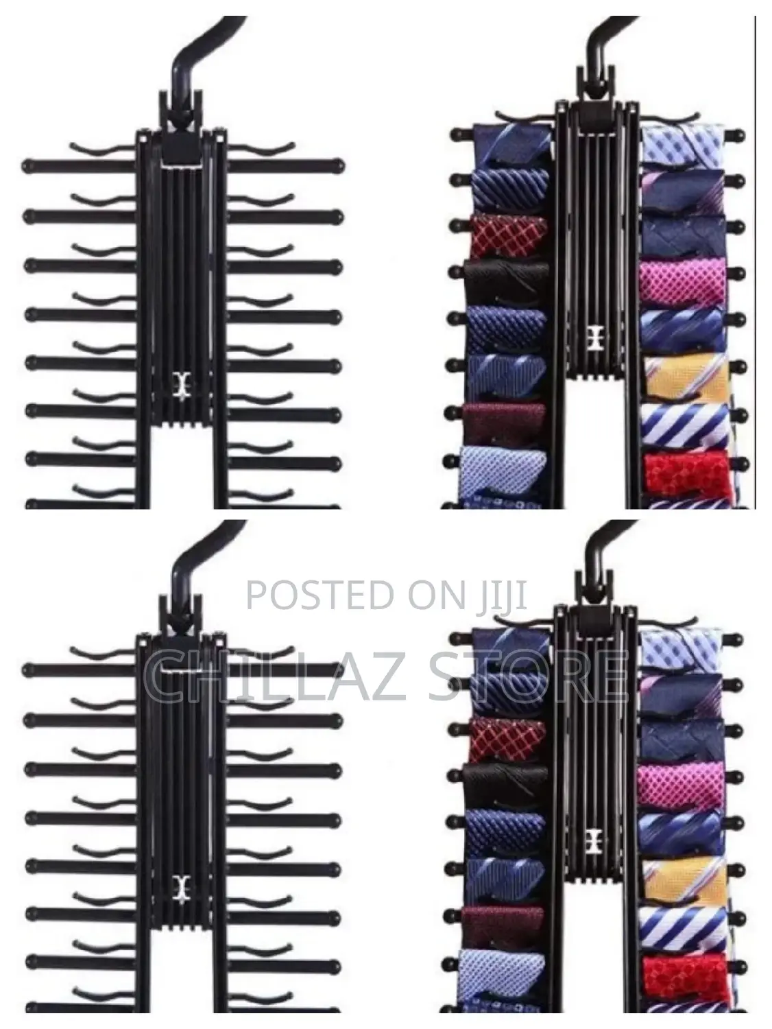 Multifunction Tie Rack Hanger