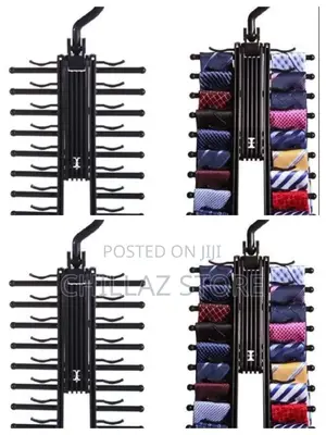 Multifunction Tie Rack Hanger