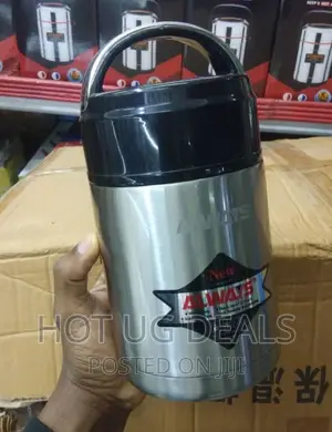 Always 800ml Vacuum Insulated Thermo Food Flask -Silver