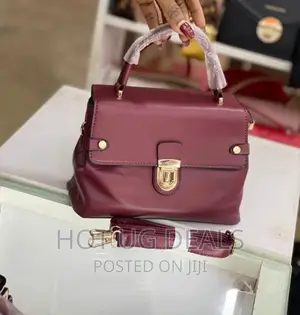 Ladies Classic Handbag - Maroon