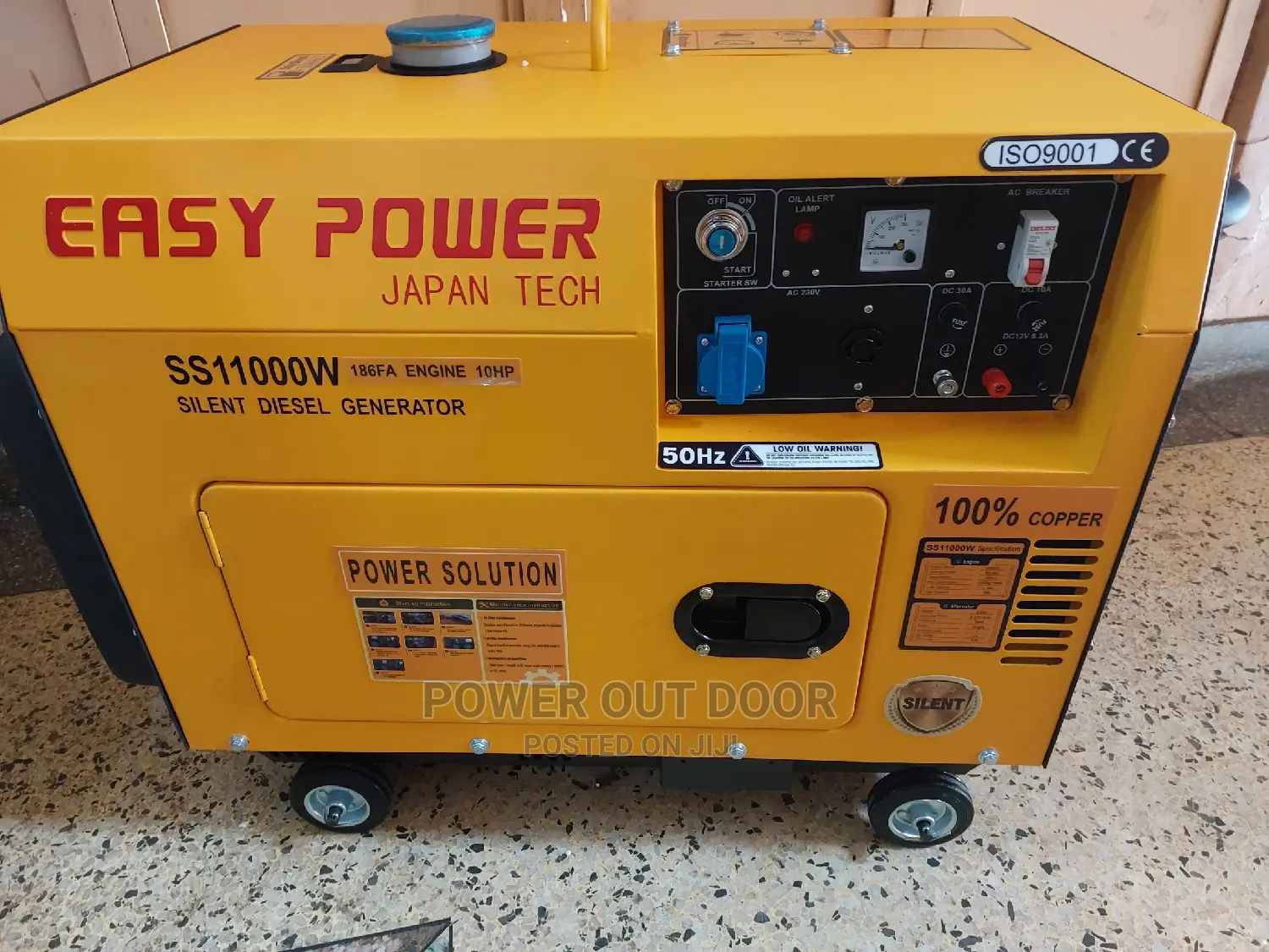 7 Kva Japan Power Solution Silent DIESEL Generator