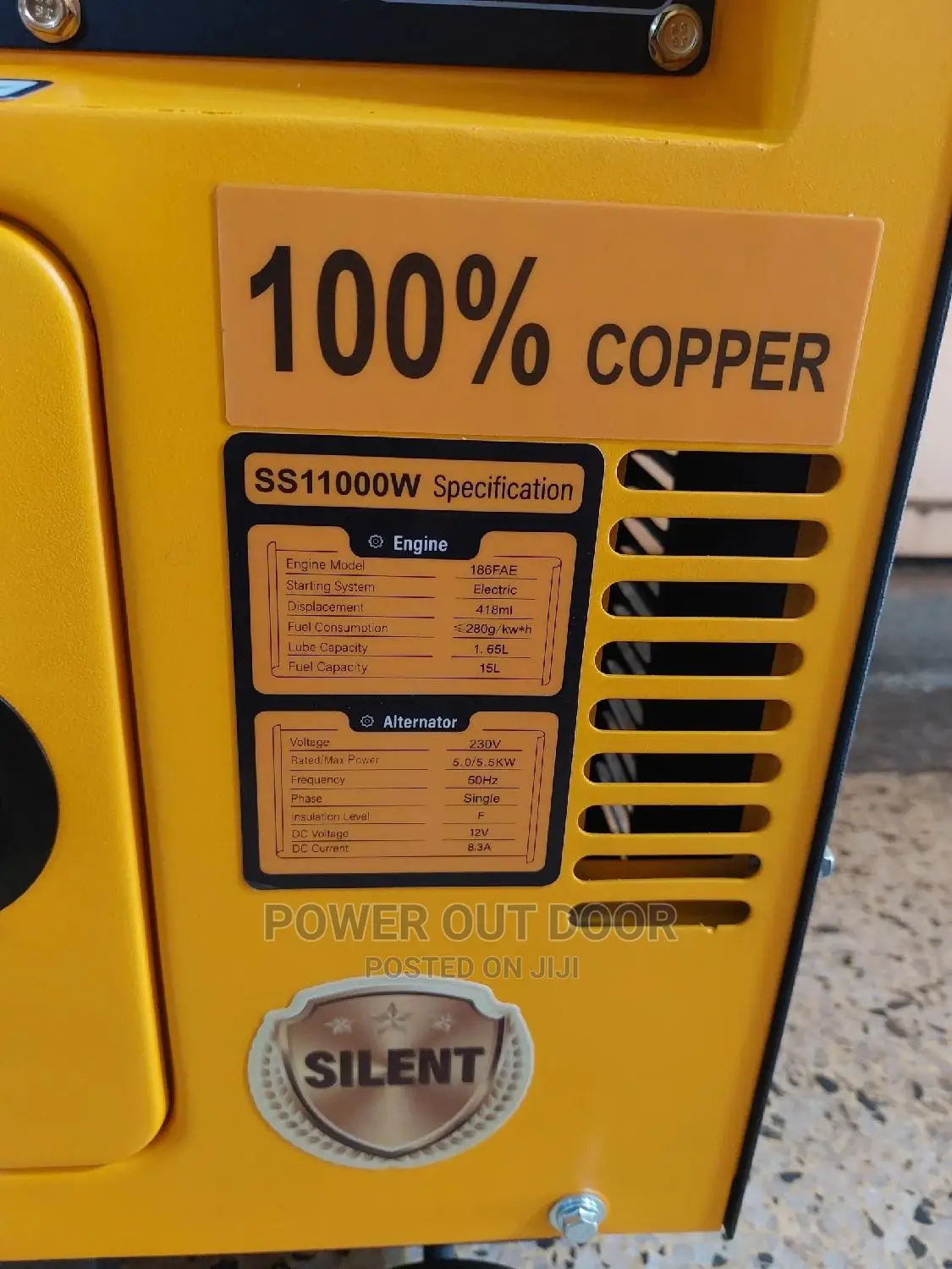 7 Kva Japan Power Solution Silent DIESEL Generator