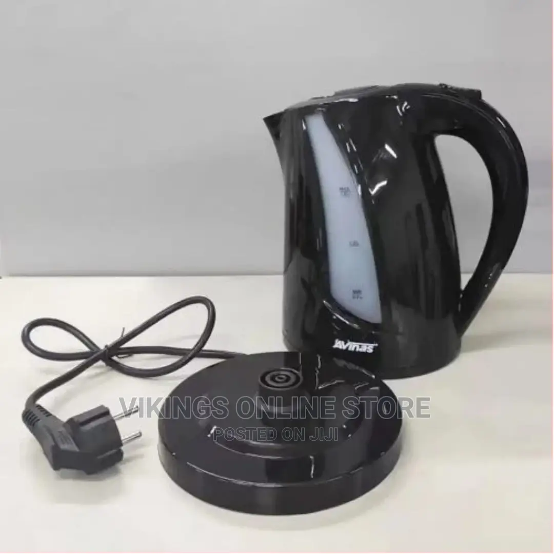 AVINAS 1.8L Automatic Switch Off Black Electric Kettle