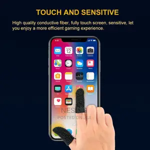Gaming Finger Sleeve Sweatproof Gloves Breathable Fingertips