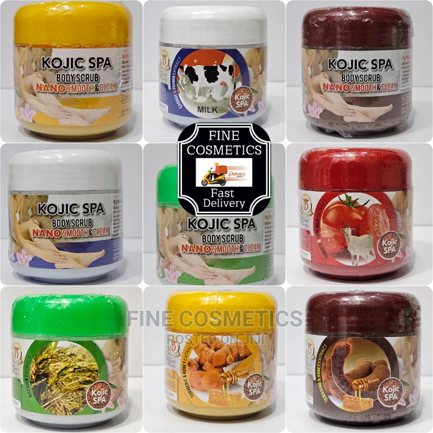 KOJIC SPA Whitening Smoothing Exfoliating Body Scrubs
