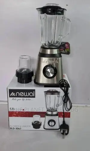 NEWAL 2_in_1 || 1.5litres Glass Blenders || 500w || BLD-3047