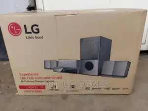 LG 1000W 5.1ch DVD Home Theatre System, LHD627 - Black