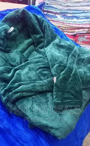 Unisex Exquisite Cotton Bathrobe With Double Pockets- Green
