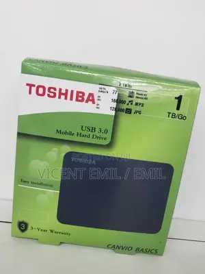 External Harddrive 1tb Toshiba
