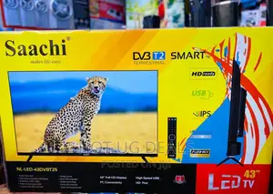 Saachi 43 Inch Smart TV Frameless Android TV – Black