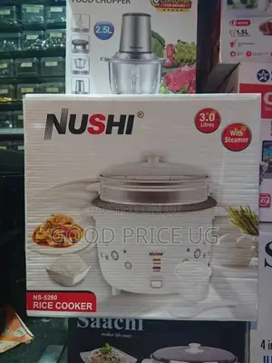 Nushi 3L Rice Cooker With Steamer