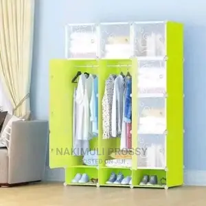 3 Column Plastic Closet - Green