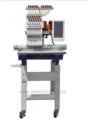 Single Head Cap Logo Label Making Print Embroidery Machine