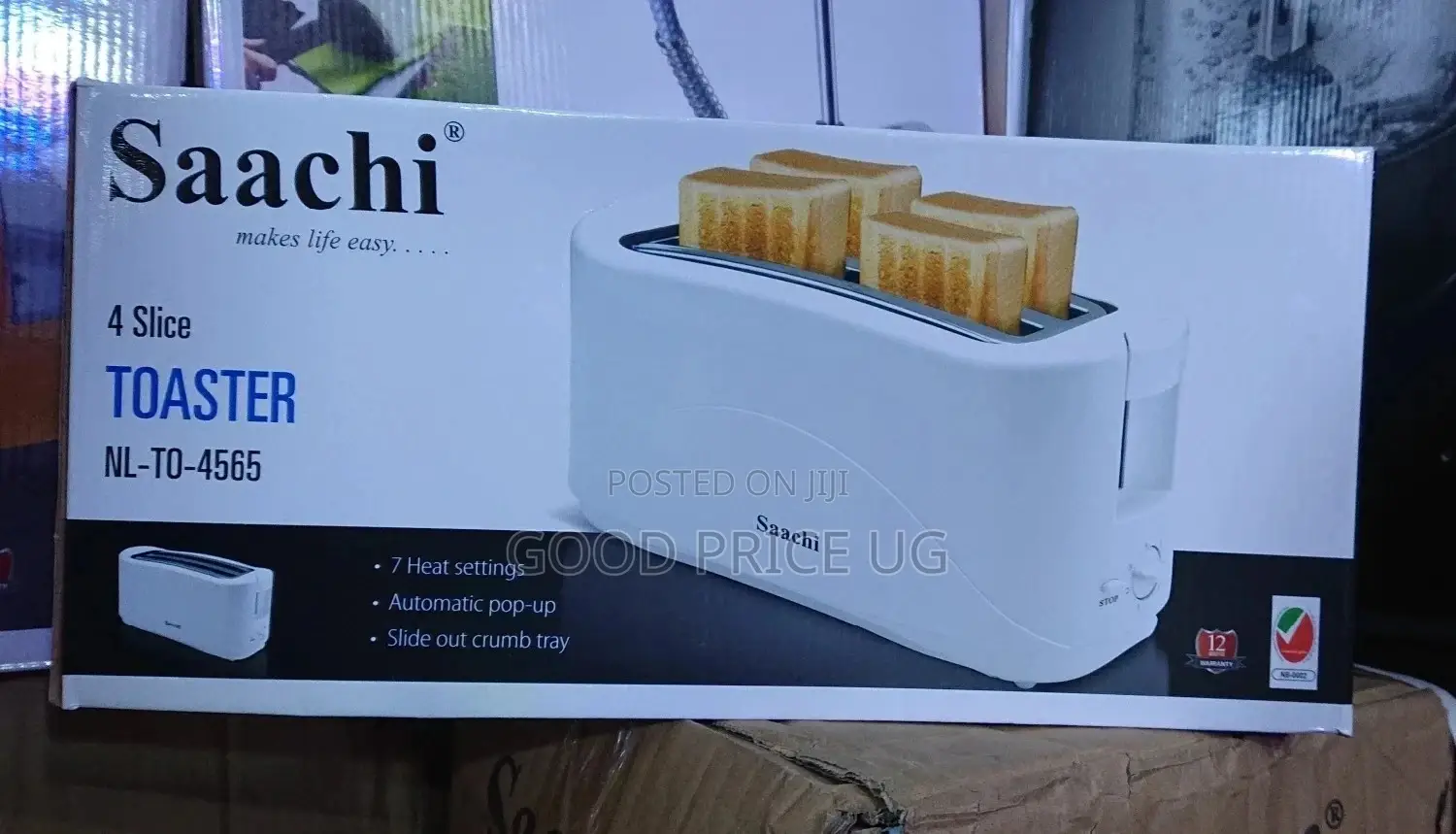 4 Slice Saachi Bread Toaster With 2 Yrz Warranty