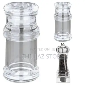 Acrylic Transparent Salt and Pepper Shakers.