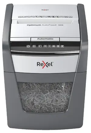 REXEL Optimum Autofeed+ Automatic Cross Cut 50paper Shredder