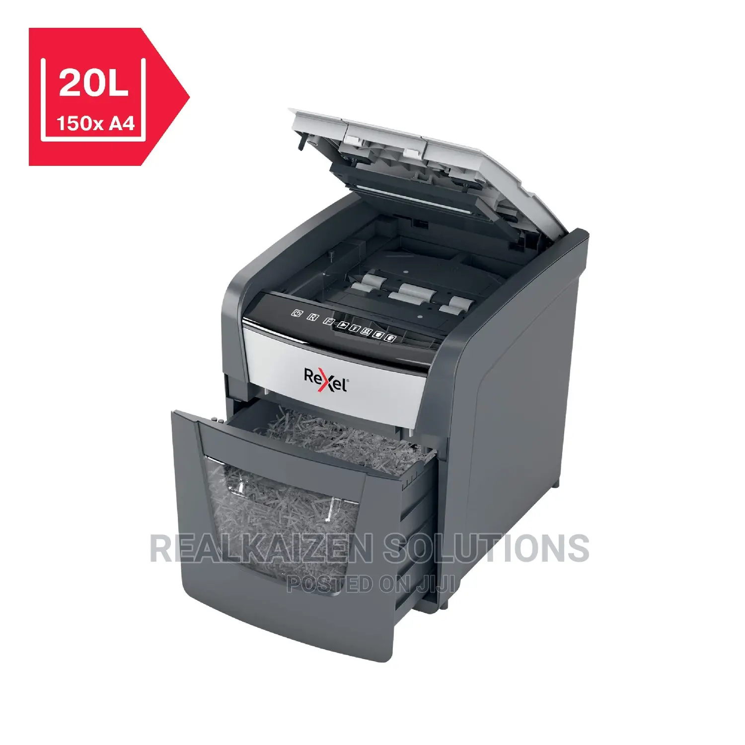 REXEL Optimum Autofeed+ Automatic Cross Cut 50paper Shredder