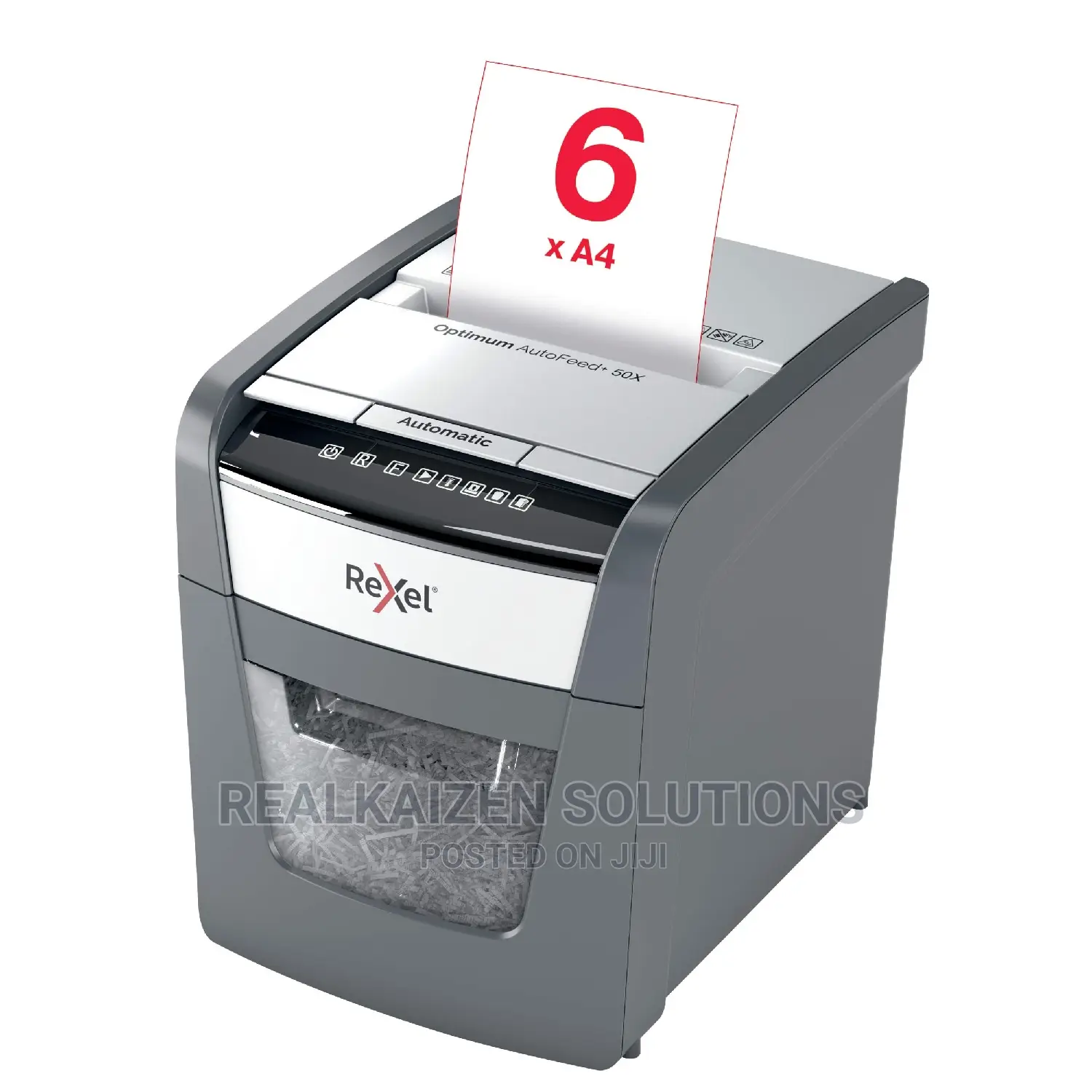 REXEL Optimum Autofeed+ Automatic Cross Cut 50paper Shredder