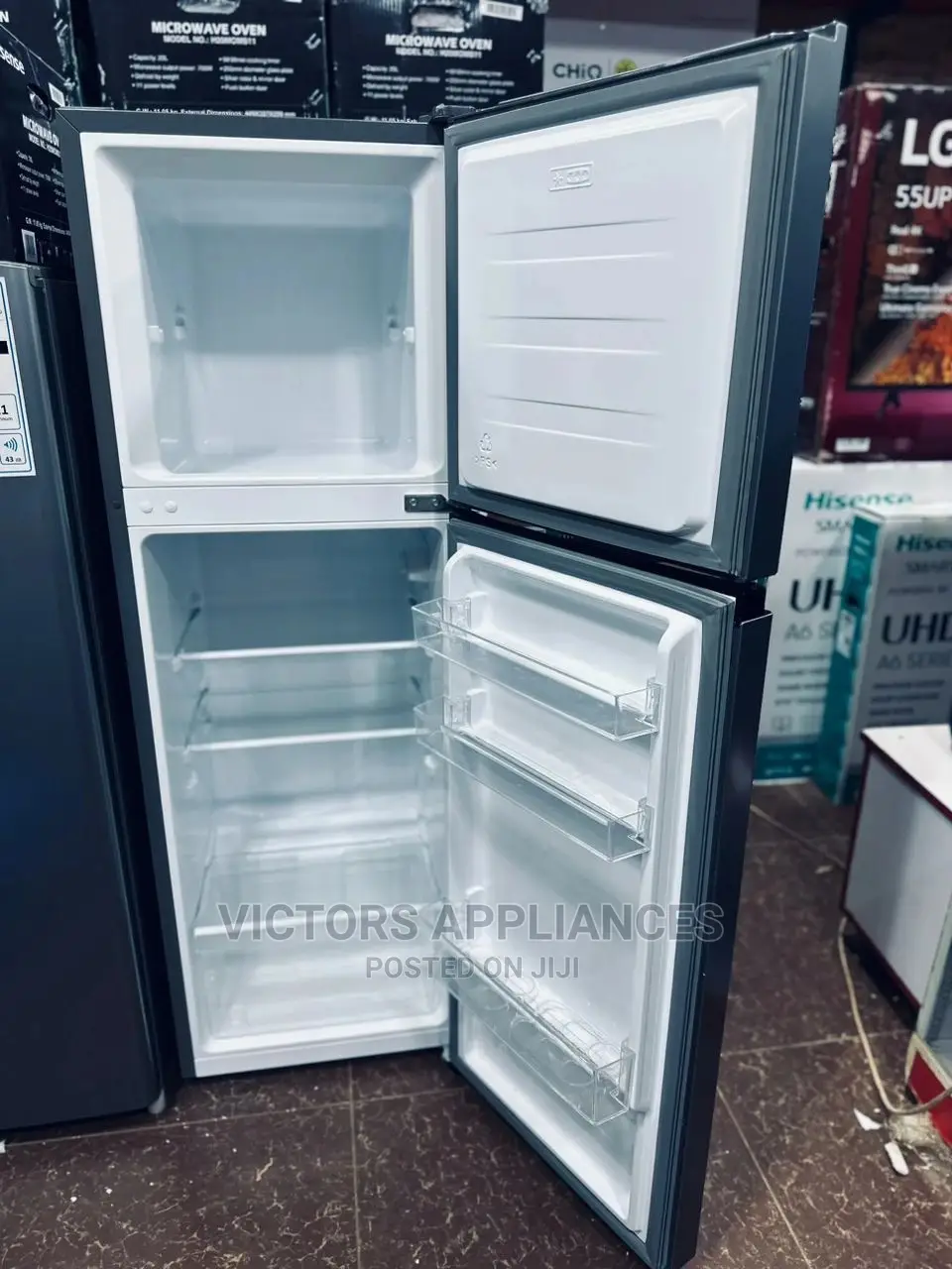 Hisense Double Door Fridge 200L