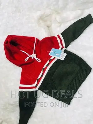 Unisex Cotton Hooded Jumper (1- 4 Years) - Multicolour