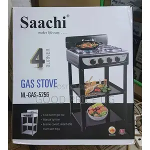 Saachi 4 Burner Full Gas Cooker With Stands