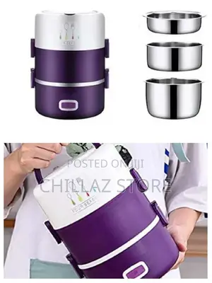 3layer Portable Electric Lunch Box.