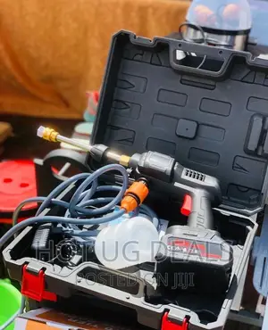 Lithium Battery Wireless Car Wash Gun Portable Washer- Black