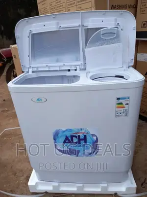 Adh 7kg Twin Tub Washing Machine – White
