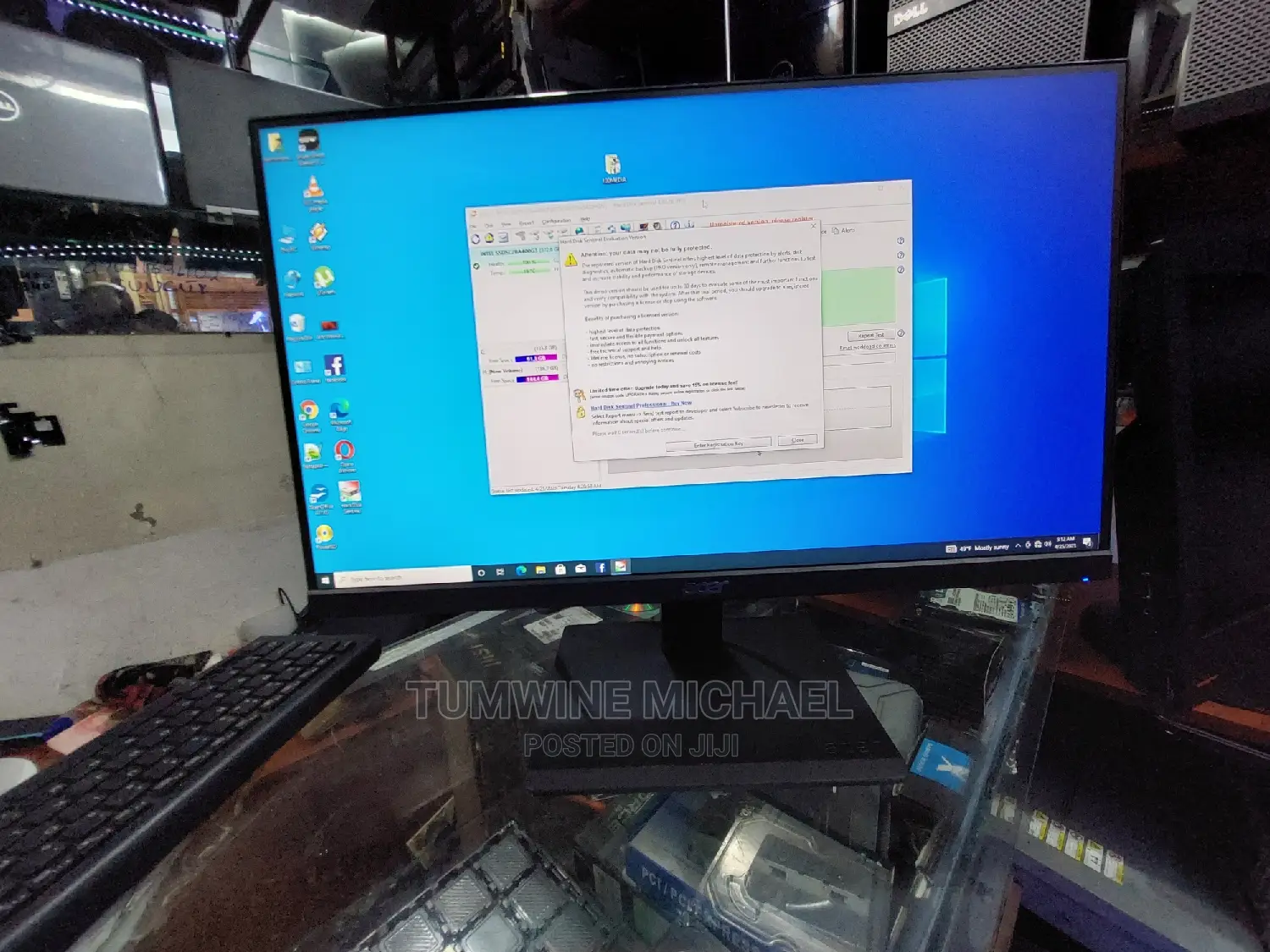 Ips Bezeless Monitor 22 Inches