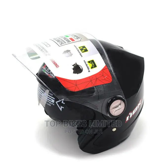 IBK Half Face Helmet With a Sunvisor