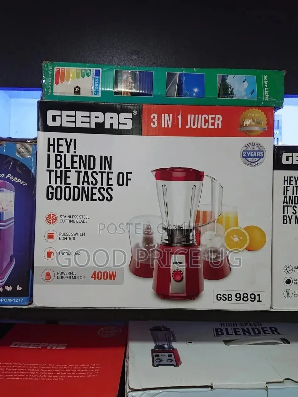 3in 1 Geepas Juicer Blender