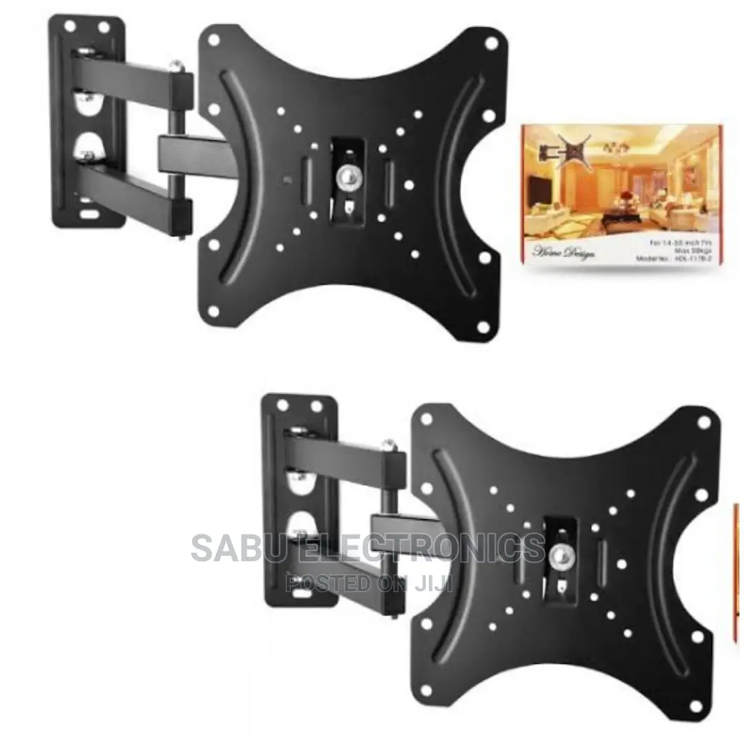 Pack of Rotating TV Mount + DVD/Decoder Wall Mount