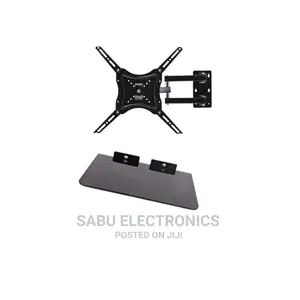 Pack of Rotating TV Mount + DVD/Decoder Wall Mount