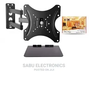 Pack of Rotating TV Mount + DVD/Decoder Wall Mount